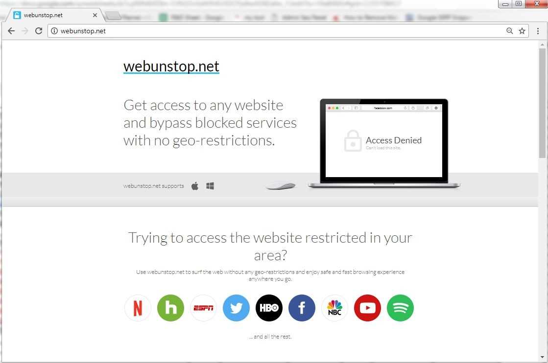 Что такое Webunstop? Как с легкостью удалить рекламное ПО Webunstop.net