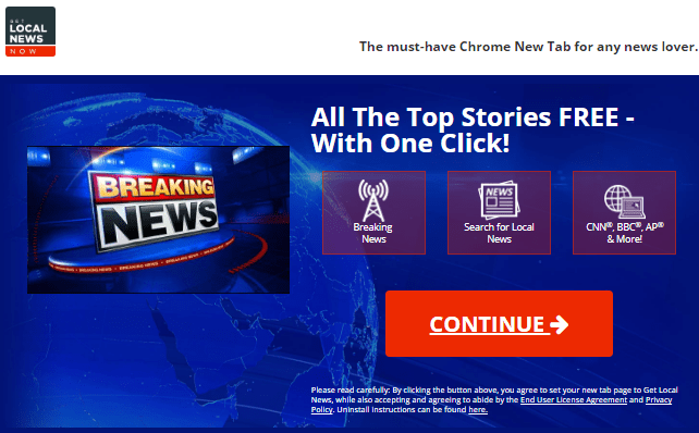 How To Remove getlocalnews.co Redirect Virus From Browser