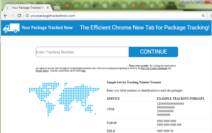 How To Remove Yourpackagetrackednow.com Redirect Virus Easily?
