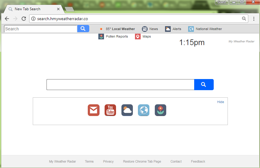 Comment faire pour supprimer le virus de navigateur Search.hmyweatherradar.co de votre PC ?