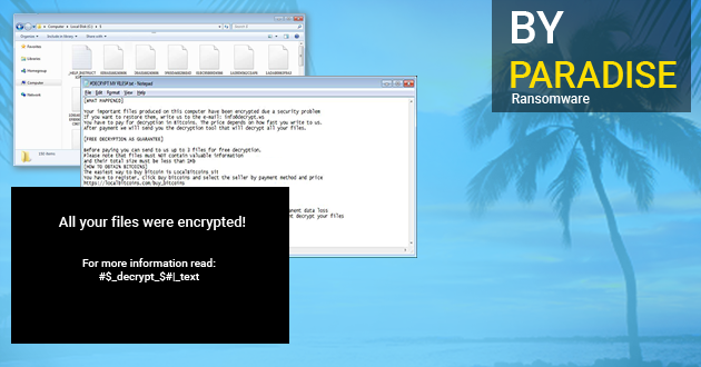 Paradise Ransomware – How To Remove Paradise virus From Computer