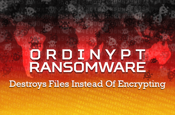 Ordinypt Ransomware Destroys Files Instead Of Encrypting