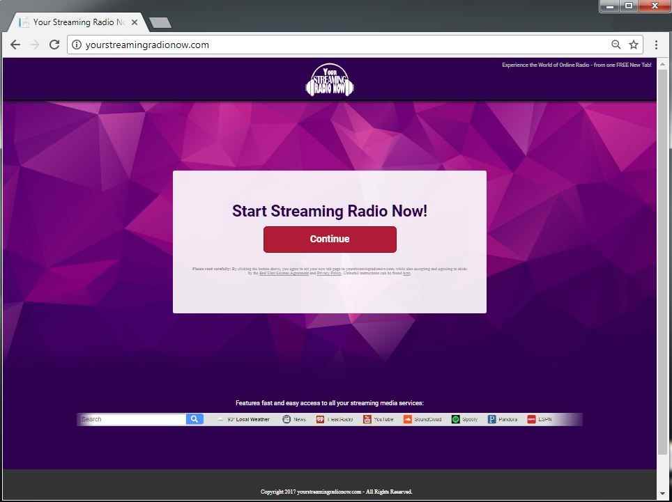 How To Remove Search.hyourstreamingradionow.com Redirect Virus