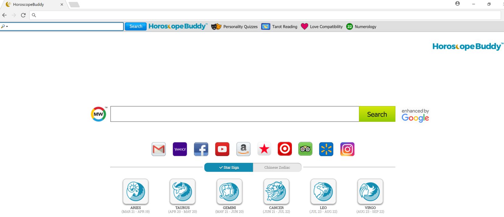 How To Remove Horoscopebuddy Toolbar From Browser