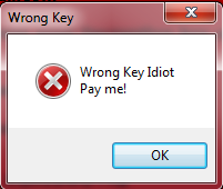 Wrong Key Wrong Key