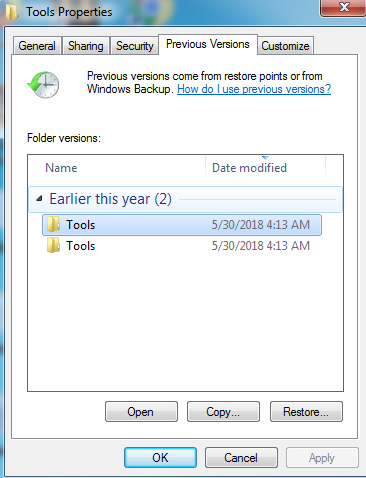 Volume Shadow Copy
