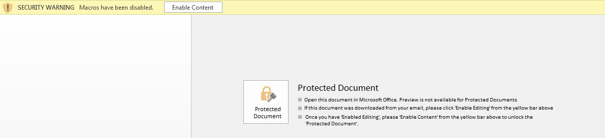 Macros Disabled Macros Disabled