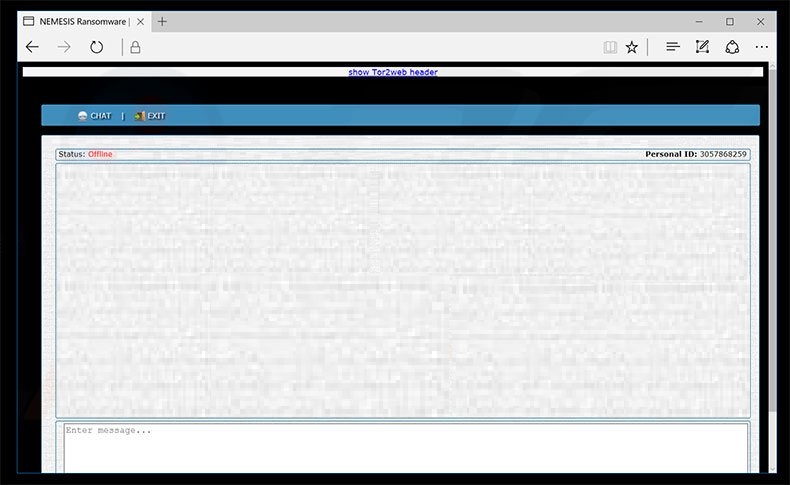 Nemesis live chat website
