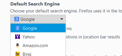default engine mozilla