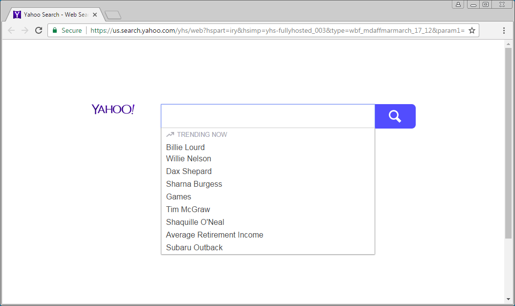 Yahoo homepage in Chromium Yahoo homepage in Chromium