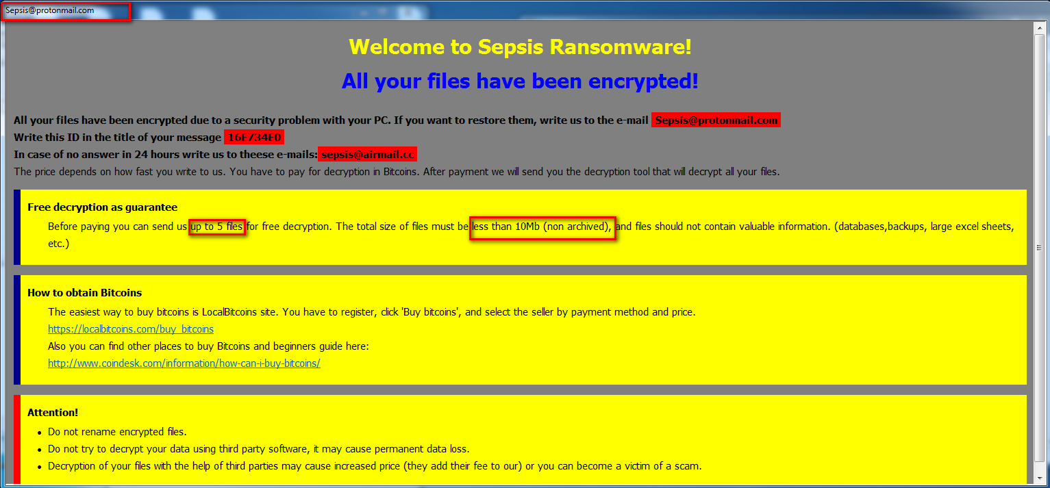 Sorry Ransomware Analysis Detailed Technical Analysis of Sepsis Ransomware (Ransomware Attack!!)