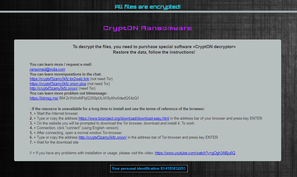 Detailed Technical Analysis of Crypton Ransomware Attack
