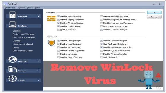 Supprimer facilement le virus WinLock de Windows 