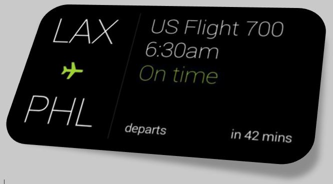 Google Glass Flight Schedule Google Glass Flight Schedule