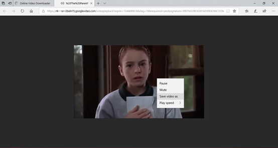 Save Video As
