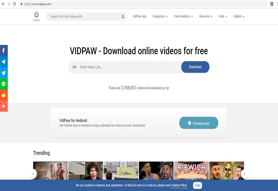 online video downloader vidpaw